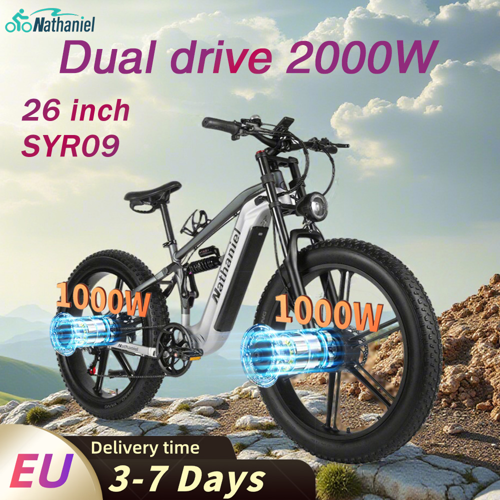 Nathaniel SYR09 Electric Bike  - đánh giá và giá Dual Motor Ebike Kit 2000W