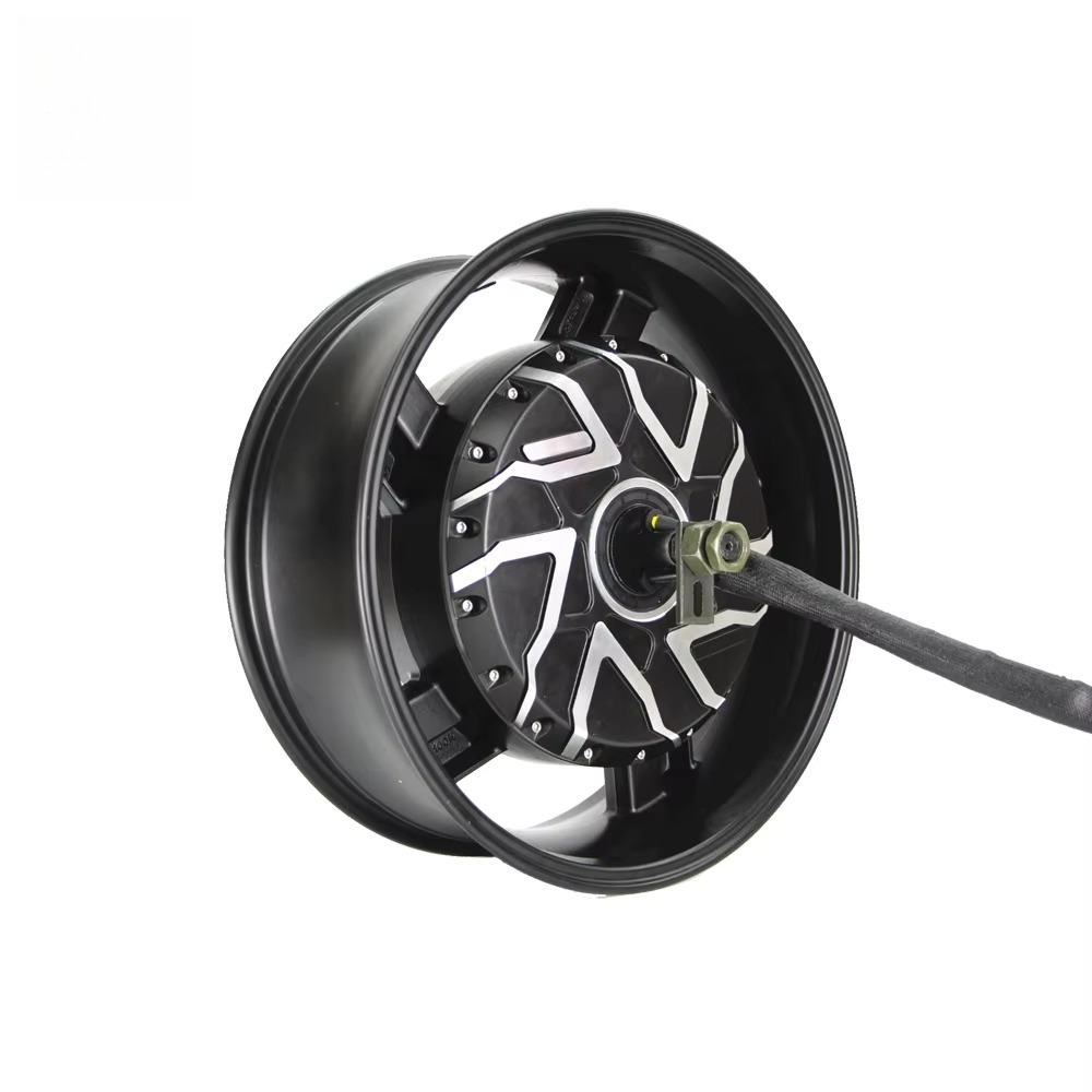 Hot selling:17X6.0 Inch 273 12 - đánh giá và giá 12000W Electric Motorcycle Hub Motor